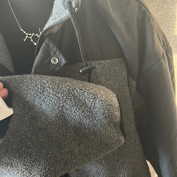 Gray and Black Hilton Zip Up - Picture 3 of 4